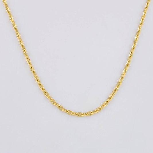 Cadena Escalera 2.7g / 20 in / 1.4mm Oro Amarillo 18K