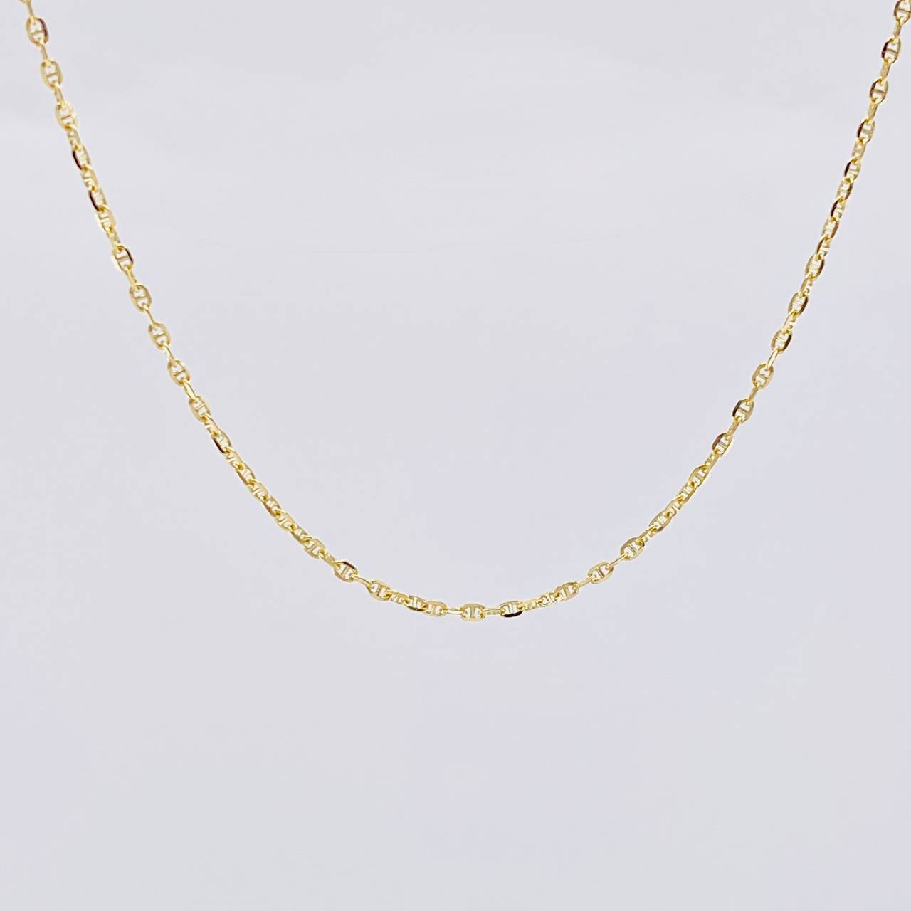 Cadena Escalera 2.65g / 50.5cm / 1.4mm Oro Amarillo 18K