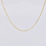 Cadena Escalera 2.65g / 50.5cm / 1.4mm Oro Amarillo 18K