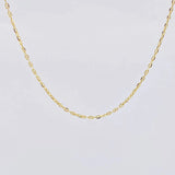 Cadena Escalera Volga 1.9g / 18 in / 2.05mm Oro Amarillo 18K