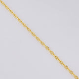 Cadena Escalera 2.65g / 50.5cm / 1.4mm Oro Amarillo 18K