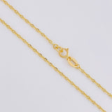Cadena Escalera 2.65g / 50.5cm / 1.4mm Oro Amarillo 18K
