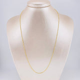 Cadena Escalera 2.65g / 50.5cm / 1.4mm Oro Amarillo 18K