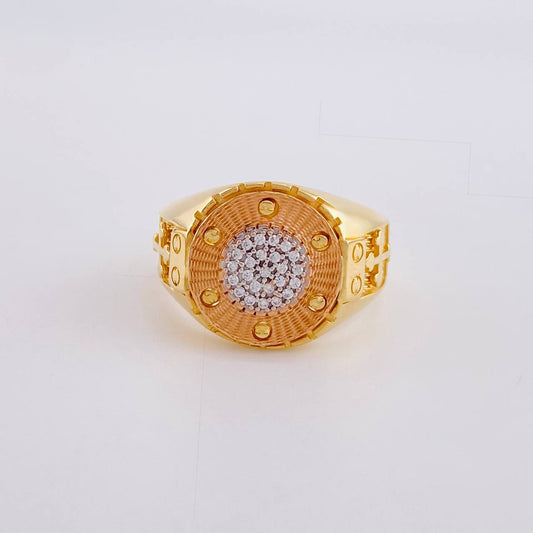 Anillo Circulo de Luz 8.35g / T10 Tres Oros 18K
