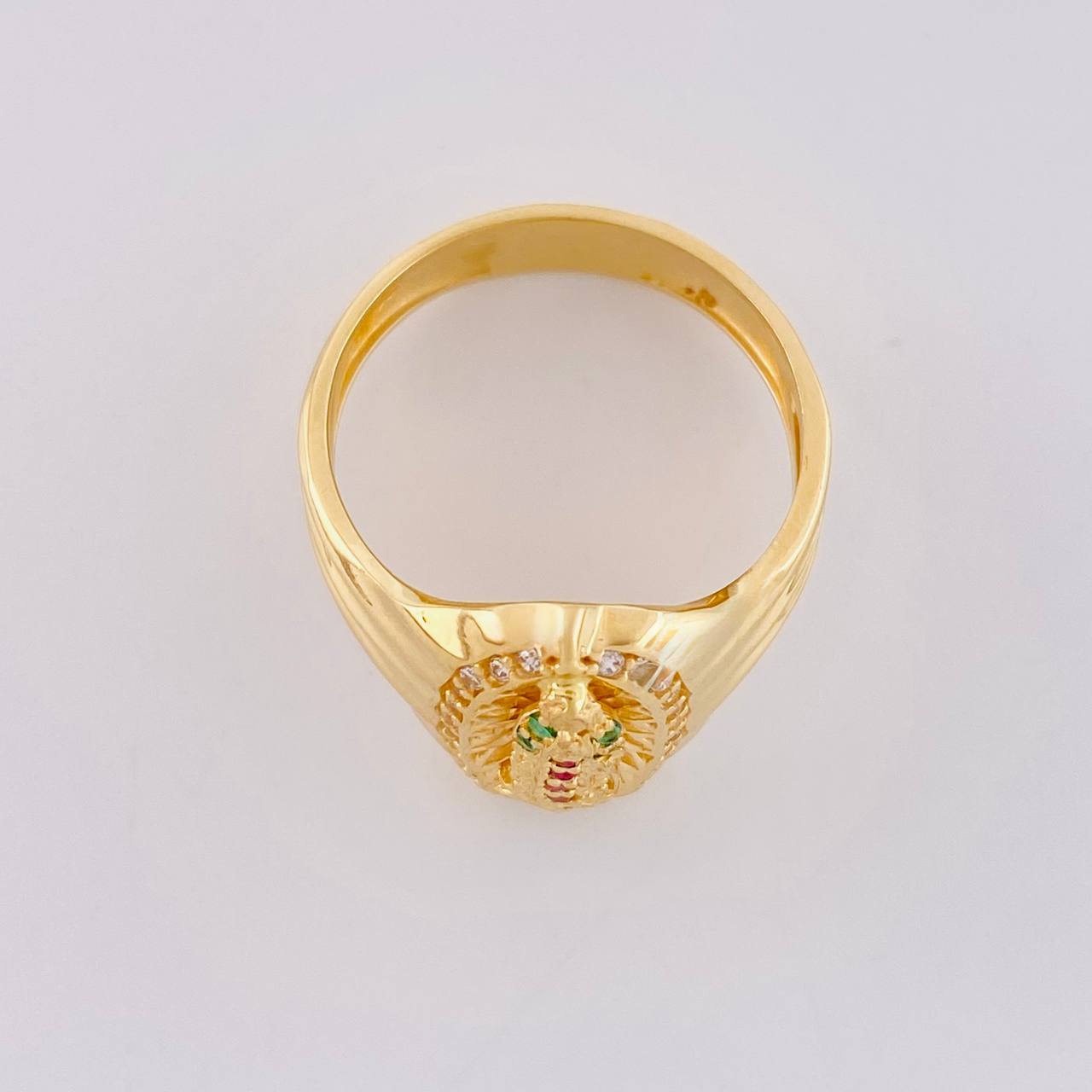 Anillo Virgen de Guadalupe 3.7g / T6 3/4 Oro Amarillo 18K