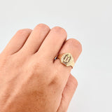 Anillo Virgen de Guadalupe 3.7g / T6 3/4 Oro Amarillo 18K