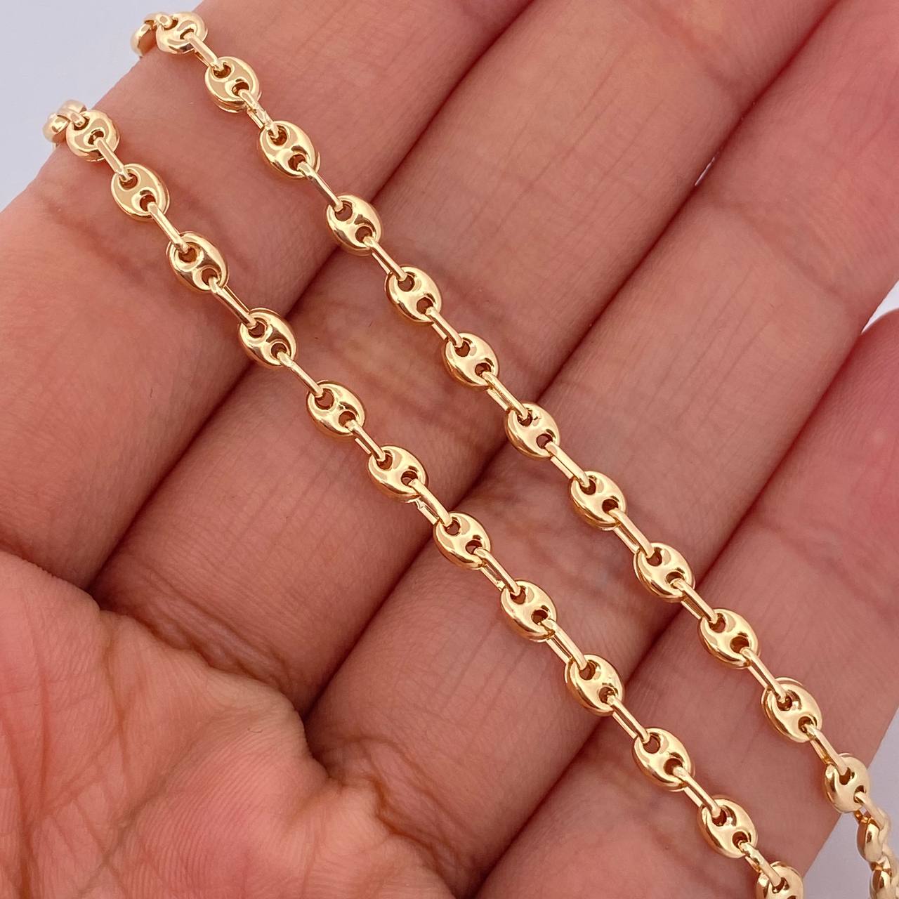 GC Chain 5.35gr / 18 1/2 in / 18K Gold $