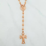 Miraculous Virgin Rosary 12.7 g / 15 1/2 in / 5 mm 18K Rose Gold