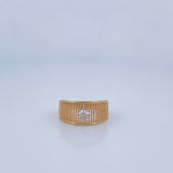 Anillo Estrella Cardinal 3.25gr / T8 1/4 / Oro 18K $