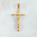 Pendant Cross Christ 3.6gr / 4.5cm / Yellow Gold 18K