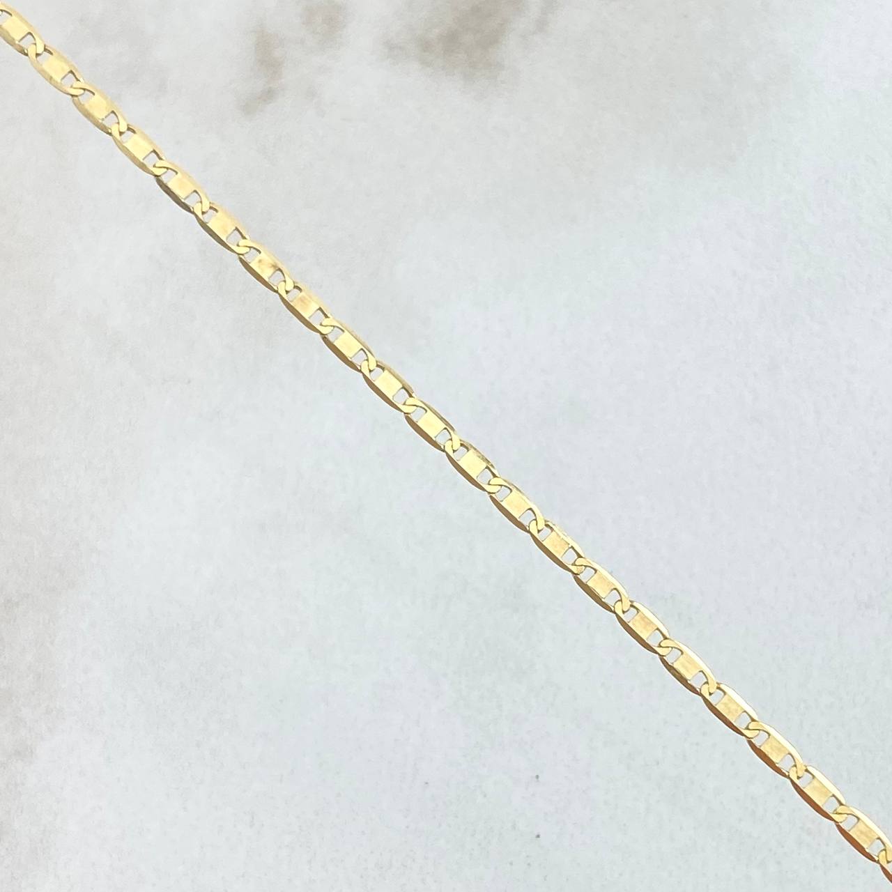 Pulso Plano 1gr / 21cm / 1.5mm Oro Amarillo +3 18K ©