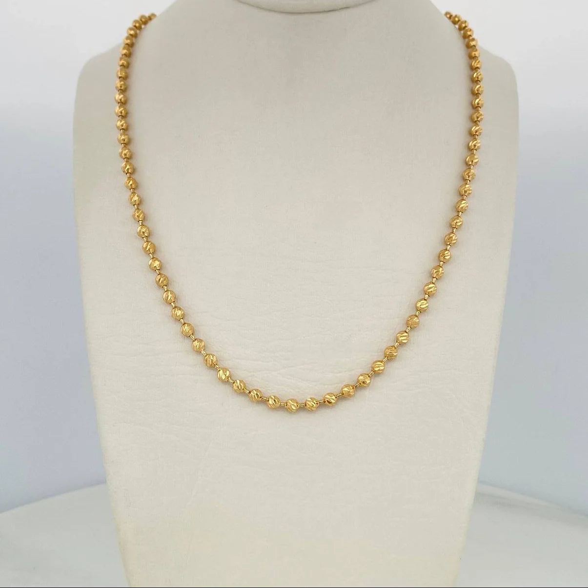 Cadena Militar Media Militar 13.7g / 18 3/4 in / 3.65mm Oro Amarillo 18K