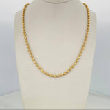 Cadena Militar 12.75 g / 18 1/4 in / 3 mm Oro Amarillo 18K