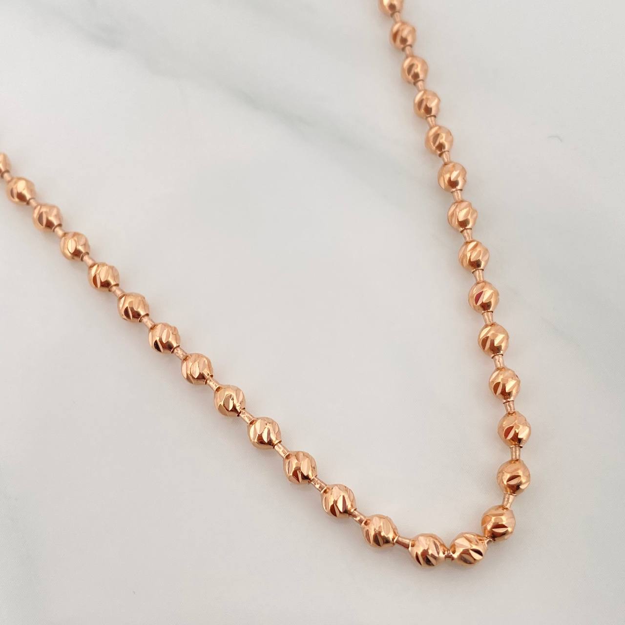 Cadena Militar 19.35 g / 27 3/4 in / 3 mm Oro Rosa 18K