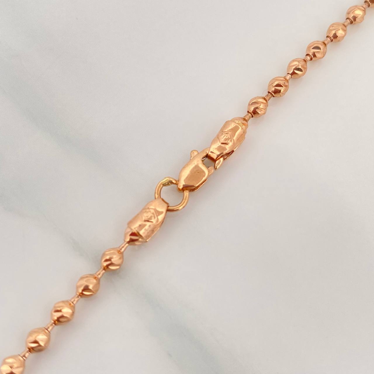 Cadena Militar 19.15 g / 29 in / 3 mm Oro Rosa 18K