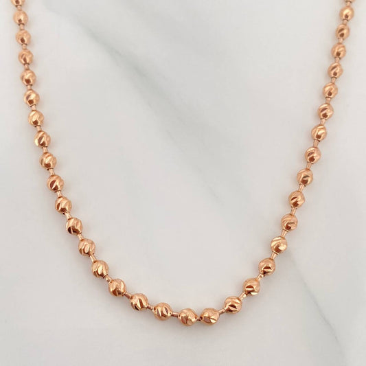 Cadena Militar 19.35 g / 27 3/4 in / 3 mm Oro Rosa 18K