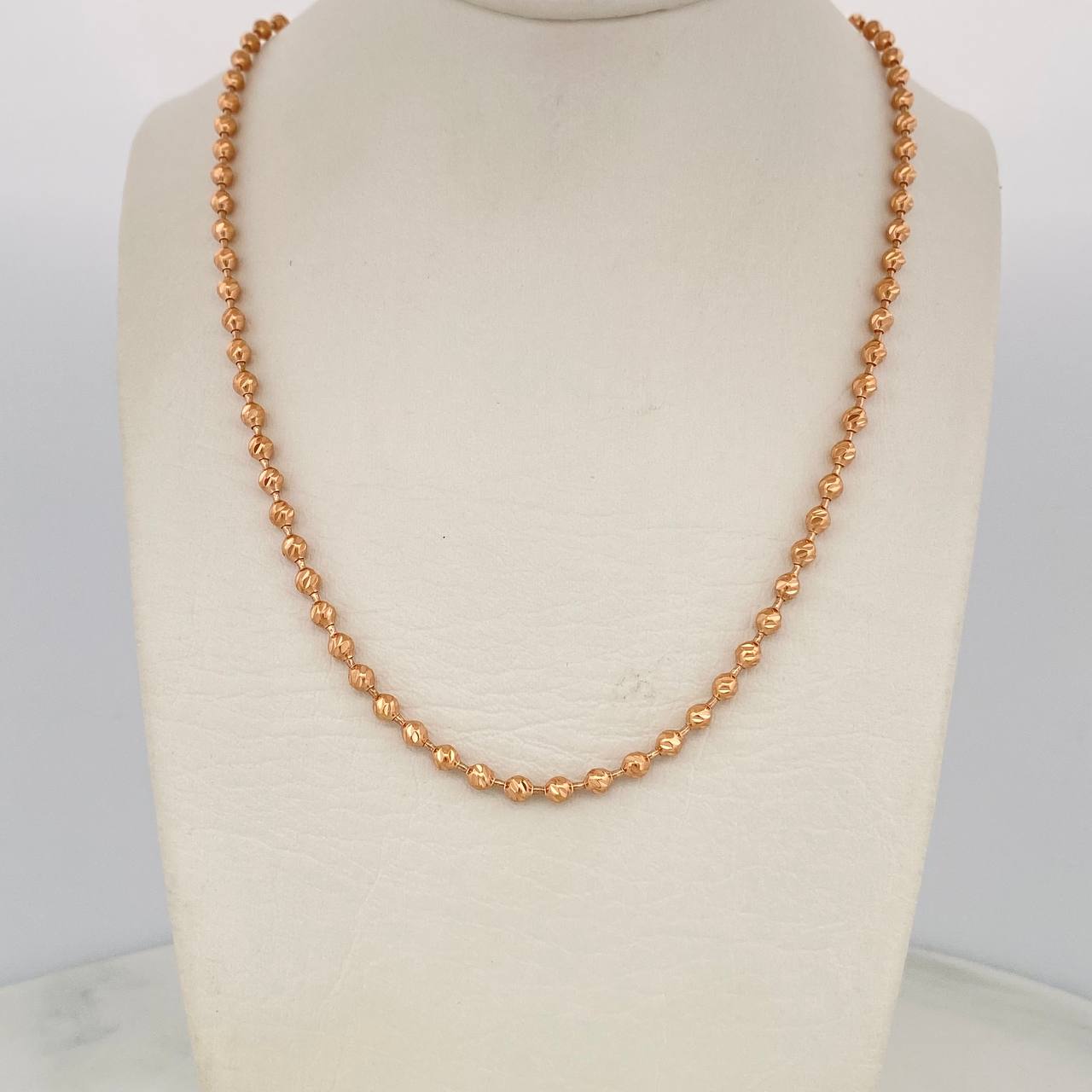 Cadena Militar 19.35 g / 27 3/4 in / 3 mm Oro Rosa 18K