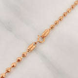 Cadena Militar 19.35 g / 27 3/4 in / 3 mm Oro Rosa 18K