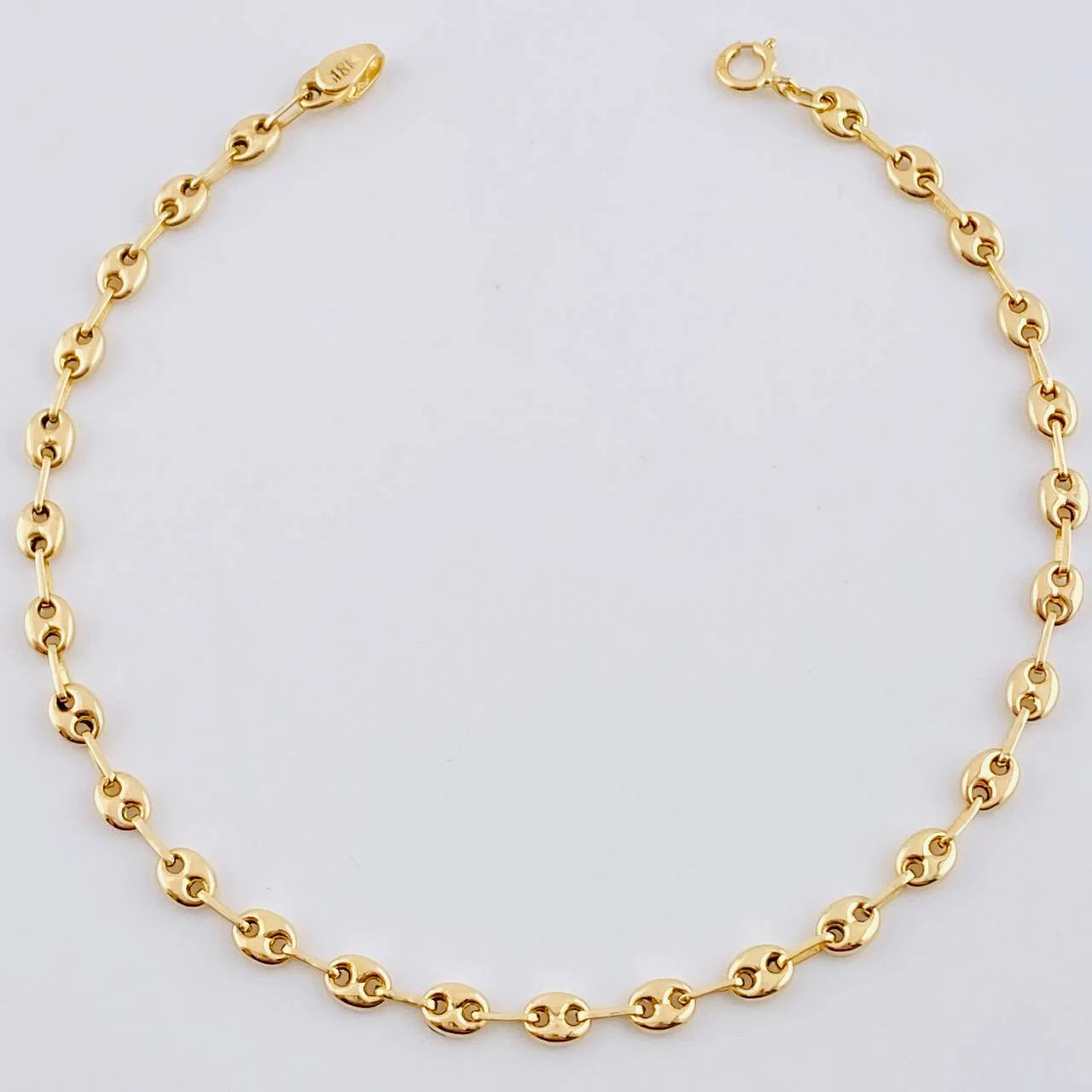 Anklet Gc 2.65 g / 9 3/4 in / 3.2 mm 18K Yellow Gold