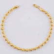 Pulso Militar Media Luna 4.5g / 7 3/4 in / 3mm Oro Amarillo 18K