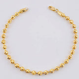 Pulso Militar Media Luna 4.5g / 7 3/4 in / 3mm Oro Amarillo 18K