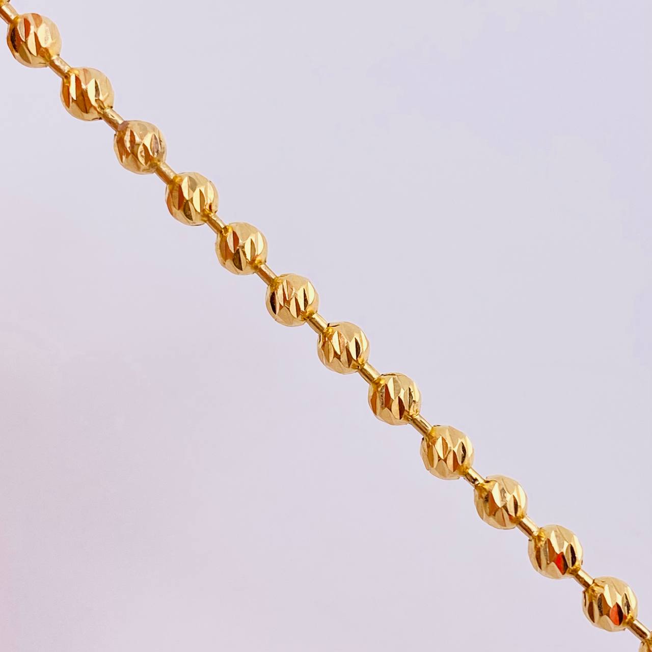 Pulso Militar 6.05gr / 7 1/4 in / 4mm Oro Amarillo Nac.Esp. 18K