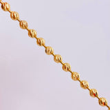 Pulso Militar 6.05gr / 7 1/4 in / 4mm Oro Amarillo Nac.Esp. 18K