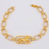 Pulso Caballo Herraduras 20gr / 8 3/4 in / 10mm Oro Amarillo Nac.Esp. 18K *