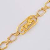 Pulso Caballo Herraduras 20gr / 8 3/4 in / 10mm Oro Amarillo Nac.Esp. 18K *