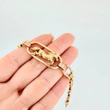 Pulso Caballo Herraduras 20gr / 8 3/4 in / 10mm Oro Amarillo Nac.Esp. 18K *