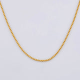 Cadena Veneciana 5.4 g / 27 3/4 in / 1 mm Oro Amarillo 18K