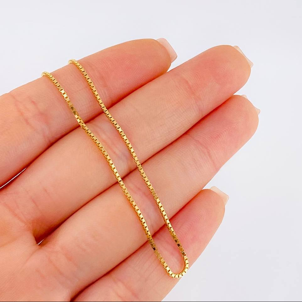 Cadena Veneciana 5.4 g / 27 3/4 in / 1 mm Oro Amarillo 18K