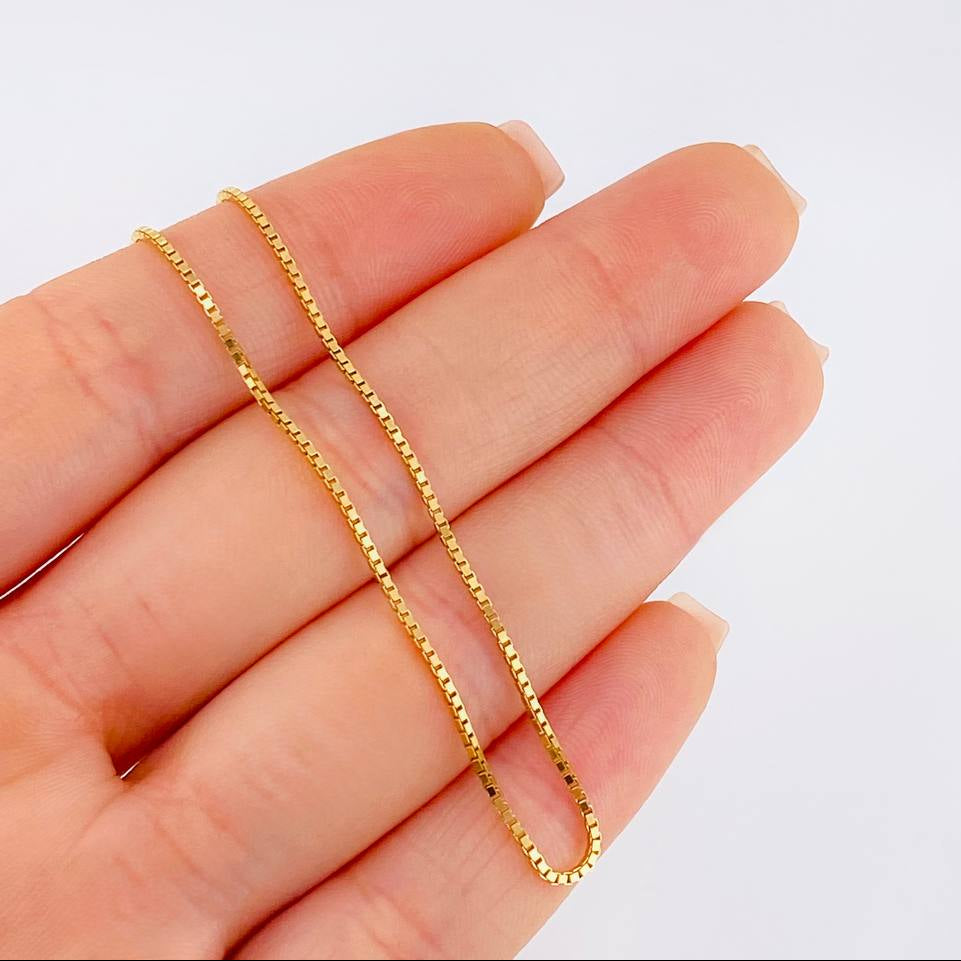 Cadena Veneciana 4.55 g / 23 1/2 in / 1 mm Oro Amarillo 18K