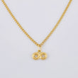 Cuban Links Set + Infinity Pendant / 1.65gr / 18 in Yellow Gold 18K