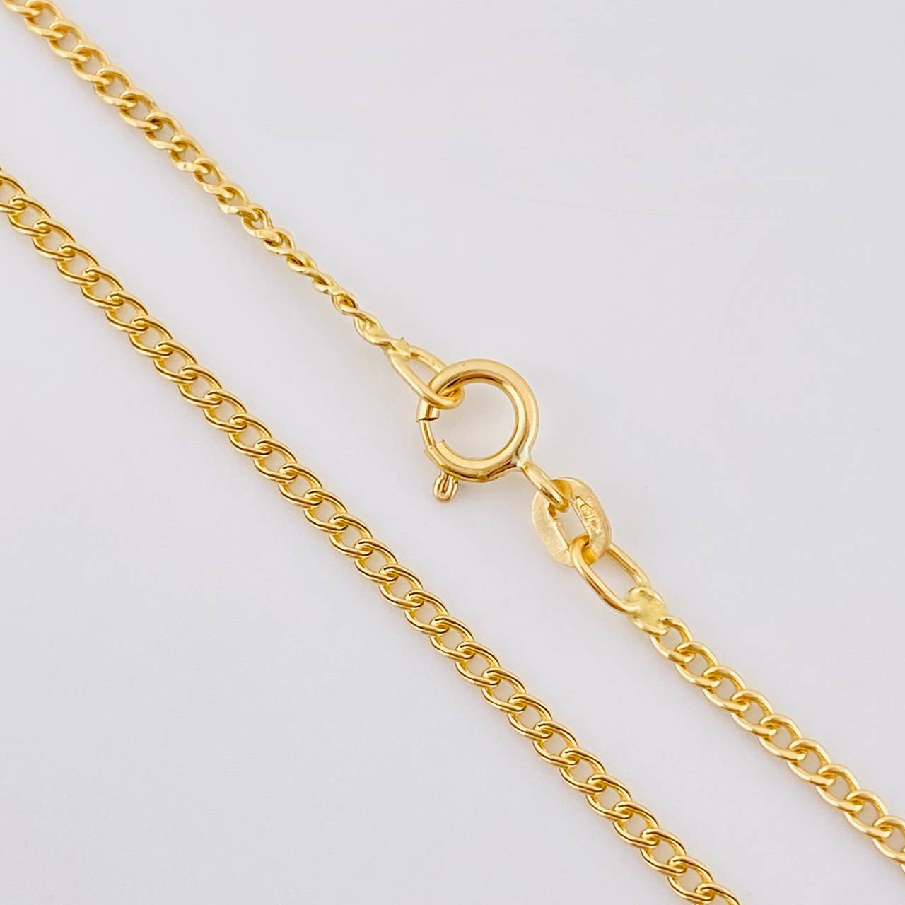 Cuban Links Set + Infinity Pendant / 1.65gr / 18 in Yellow Gold 18K