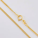 Cuban Links Set + Infinity Pendant / 1.65gr / 18 in Yellow Gold 18K