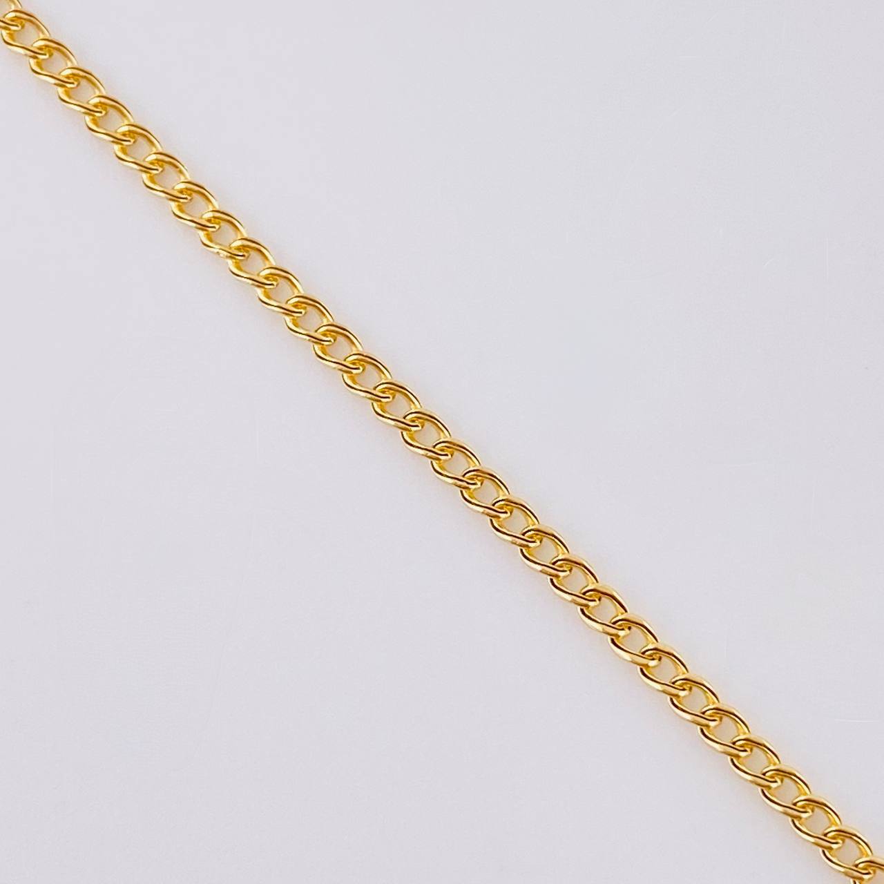 Cuban Links Set + Infinity Pendant / 1.3gr / 18 1/4 in 18K Yellow Gold