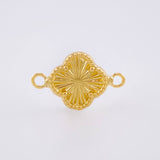 Herraje Trebol Dorado 0.55gr / 1/2 in / Oro Amarillo 18K ©