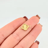 Herraje Trebol Dorado 0.6gr / 1/2 in / Oro Amarillo 18K