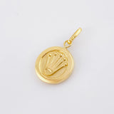 Dije Corona 1 g / 3/4 in Oro Amarillo 18K