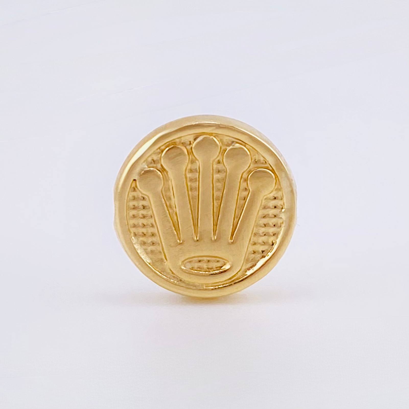 Herraje Tambor Corona Circular 0.45gr / 1/2 in / Oro Amarillo 18K *