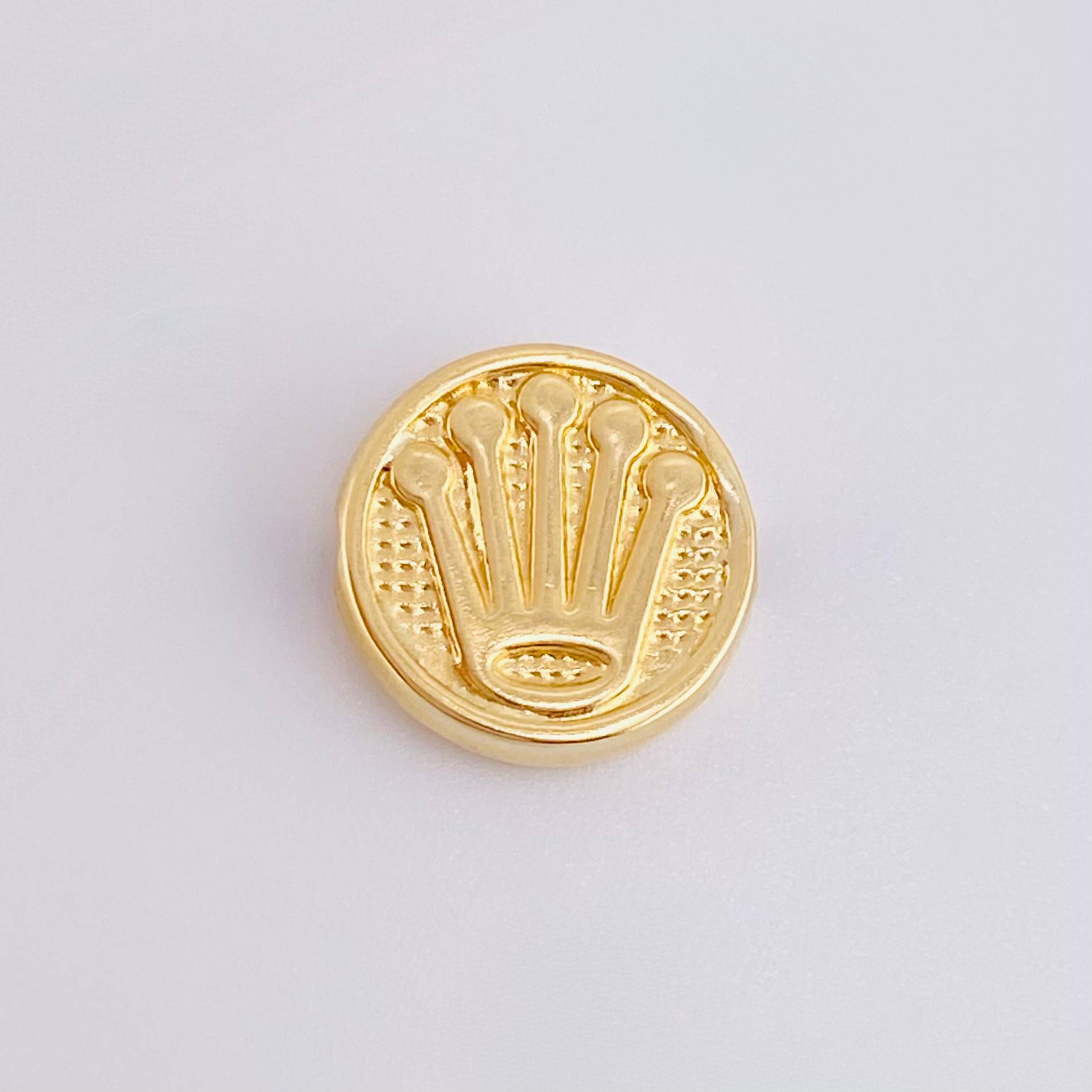 Herraje Tambor Corona Circular 0.45gr / 1/2 in / Oro Amarillo 18K ©