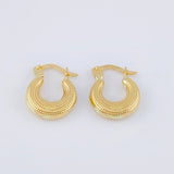 Candongas Salo 1.2gr / 1/2 in / Oro Amarillo 18K