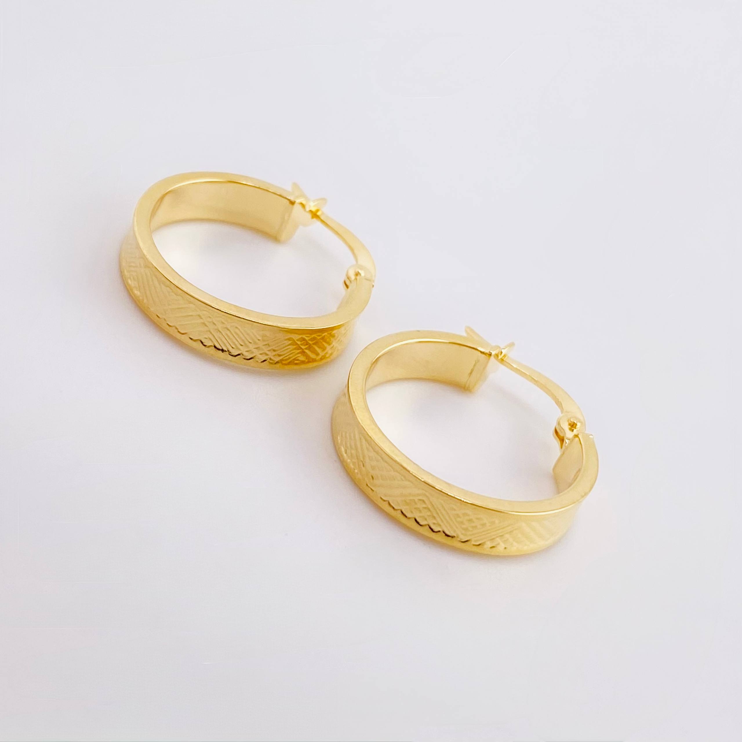 Candongas Tribal 1.95gr / 3/4 in / Oro Amarillo 18K