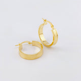 Candongas Tribal 1.95gr / 3/4 in / Oro Amarillo 18K