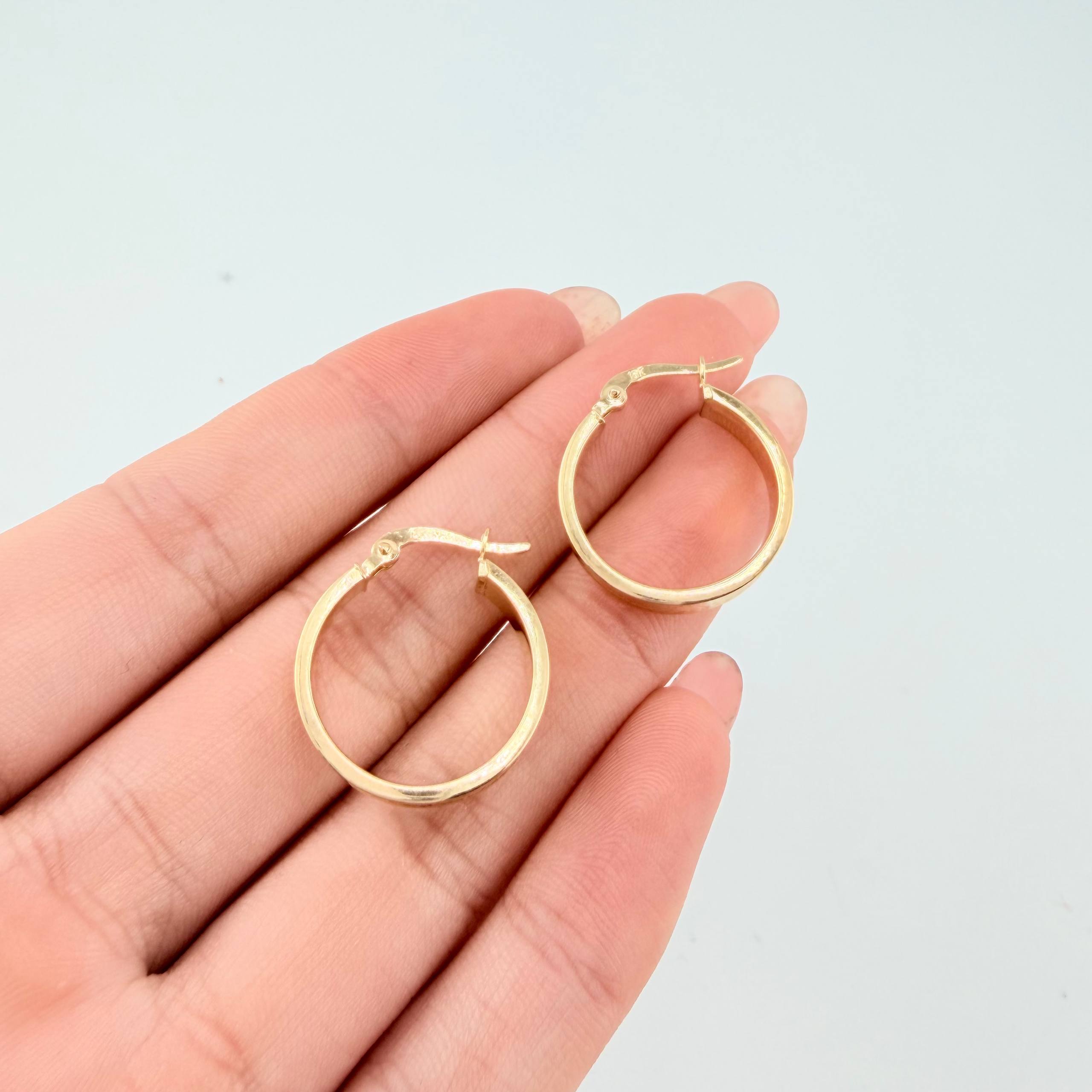 Candongas Tribal 1.95gr / 3/4 in / Oro Amarillo 18K