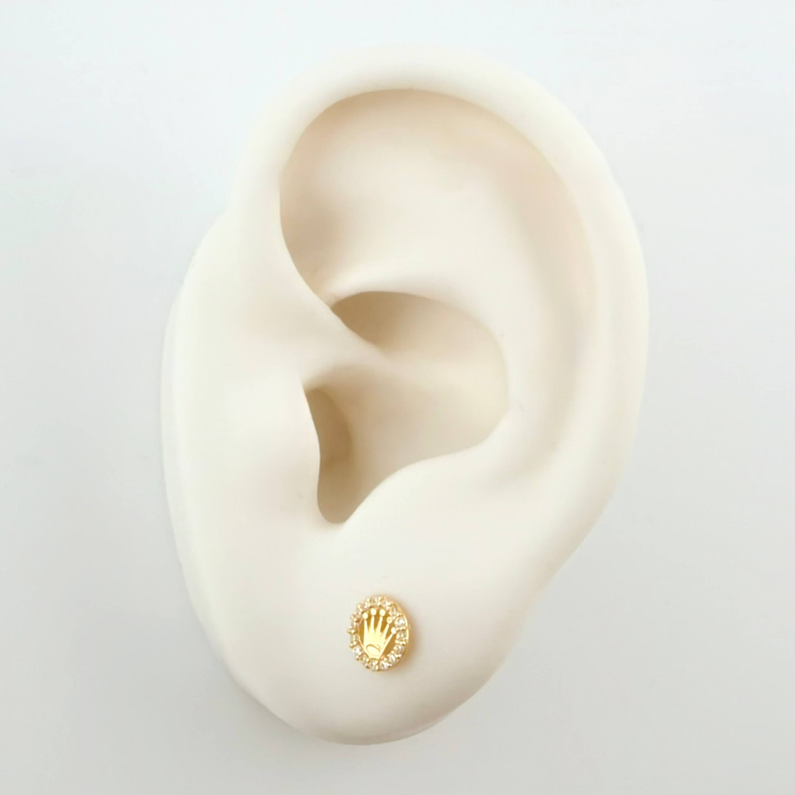Topos Corona Circular Tupida 0.7gr / 5.7mm Oro Amarillo 18K ©