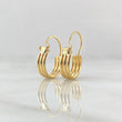 Hoop Earrings I 1.1gr / 1.7cm / Yellow Gold 18K ©