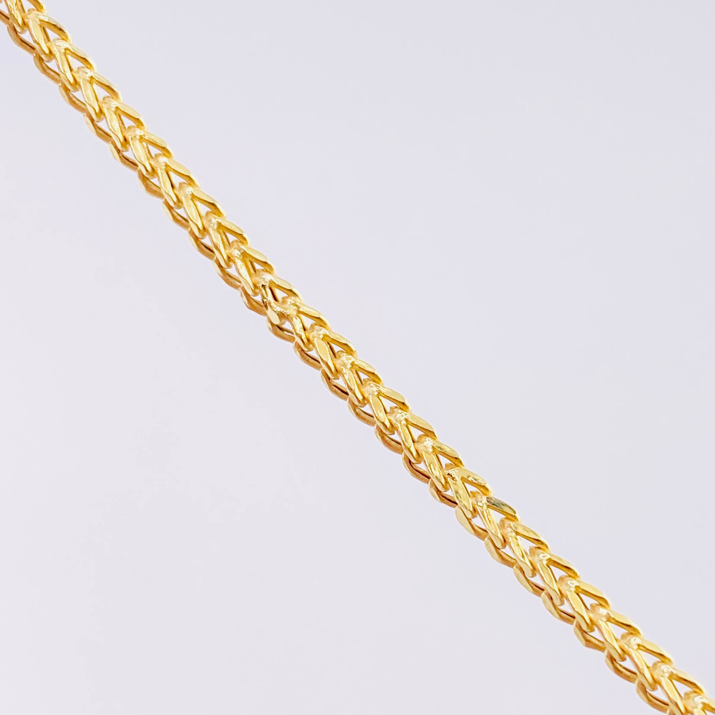 Cadena Franco 7.85g / 23 1/2 in / 2.05mm Oro Amarillo 18K