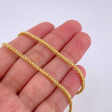 Franco Chain 7.7g / 23 1/2 in / 2.05mm 18K Yellow Gold
